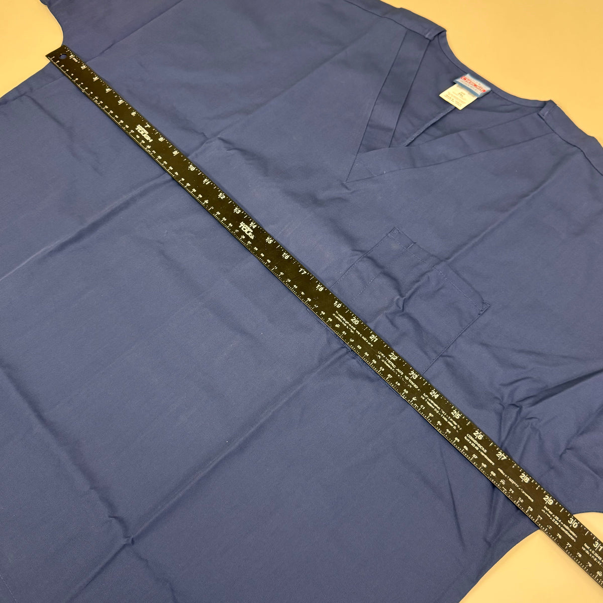CHEROKEE (2 PACK) V-Neck Single Pocket Scrubs Top Unisex SZ 2XL Navy 4777 NAVW